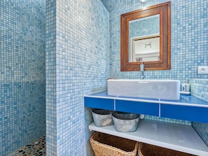 Spiegel, Zapfhahn, Sinken, Armatur, Blau, Bad Sink, Azurblau, Badezimmer, Lila, Interior Design