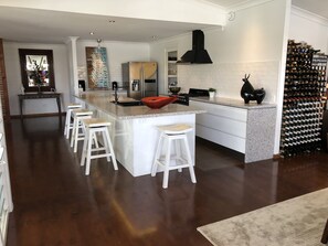 New kitchen with SMEG range oven and all appliances. Walk in pantry.