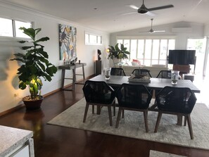 New dining suite and decor