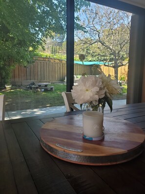 Outdoor dining