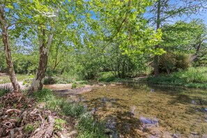 Closer view of the water