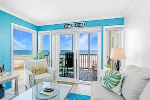 Be surrounded with ocean views from the comfort of the spacious living room