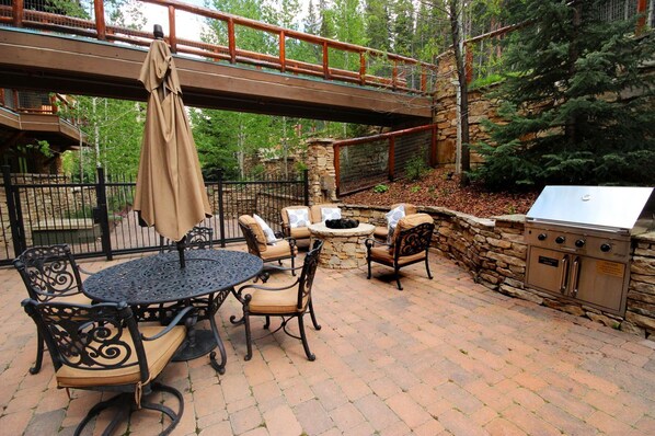 The Timbers offers a fantastic patio
