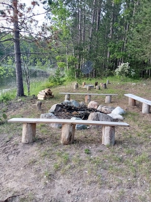 Fire ring.