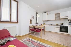 Kitchen and dining area