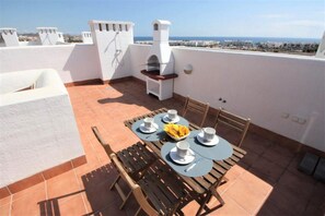 Outdoor dining area