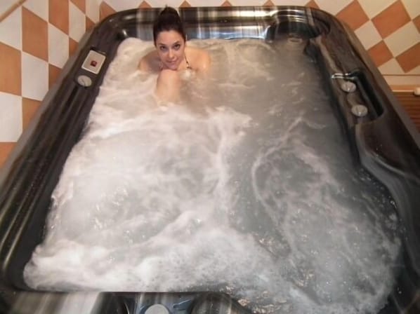 Bain à remous intérieur