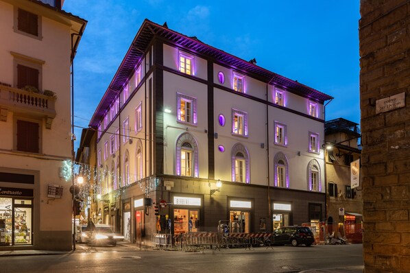 Front of property – evening/night