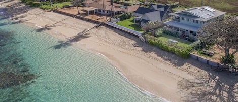 Perfect swimming beach directly in front of home