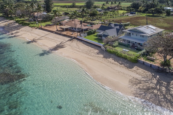 Perfect swimming beach directly in front of home