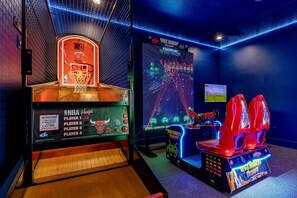 Challenge your friends and family to some exciting arcade games