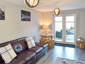 Comfortable seating and intimate dining area | Seashells by the Sea - Seashore Hideaway and Seashells by the Sea, Newbiggin-by-the-Sea