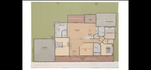 The split floor plan gives great privacy to the master bedroom.