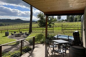 "The finishes of the space are wonderful and views of vines out the back deck." - Shannon