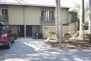 Front of villa