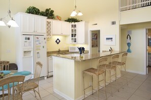 Fully equipped kitchen