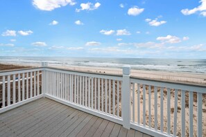 Gulf views from the 2nd floor balcony