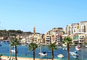 Part of Marsascala promenade.