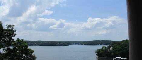 VIEW OF THE LAKE FROM THE DECK