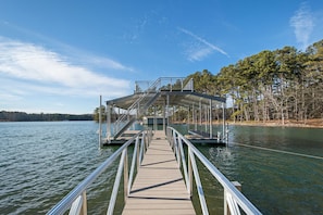 Private dock available for your personal or rented boat.  Swim at own risk.