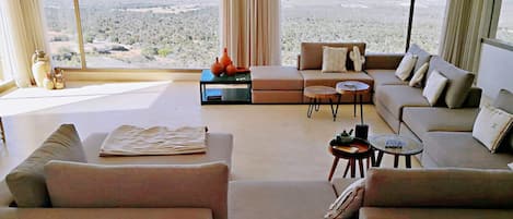 The main room with wonderful panorama