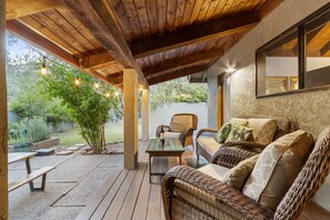 Relax on the Covered Patio