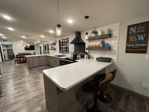 Chefs kitchen room for more than one chef 