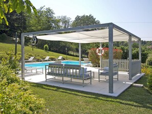 Canopée, Ombre, Pavillon, Pergola, Toit, Patio, Belvédère, Rectangle, Maison, Bâtiment
