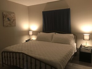 King Size Bed in Bedroom 2