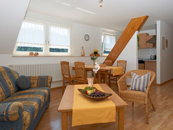 Ferienwohnung "Talblick", 63 qm, 1 Schlafzimmer, max. 2 Personen