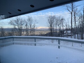 View of Bromley from dining room.