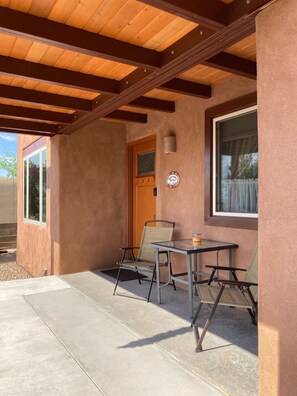 Pleasant front porch