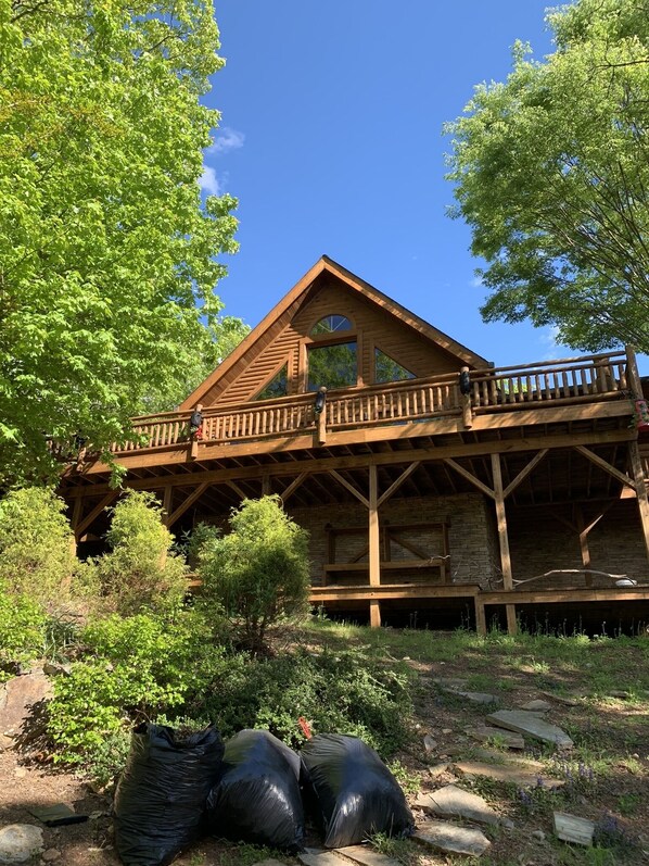 This is the back of the house.