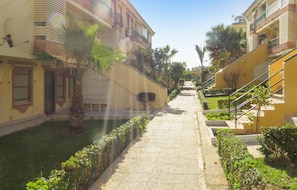 outside