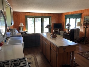 Large Open Kitchen / Dining / Living Room