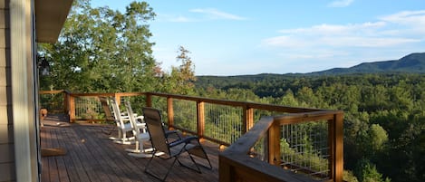 Large Deck with Wonderful Views