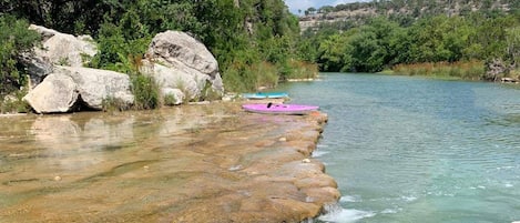 Some of the clearest water in Texas to enjoyed.