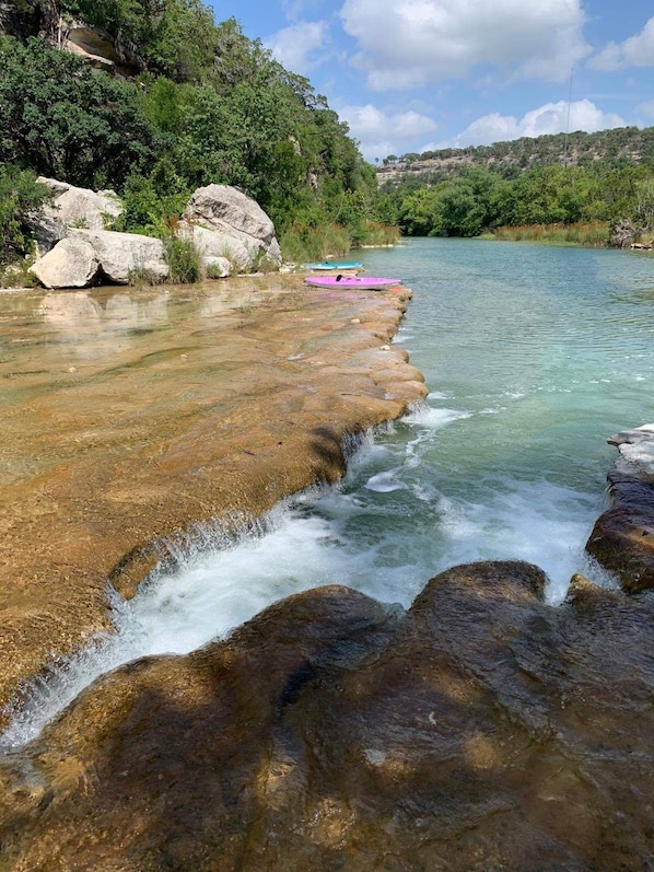 Some of the clearest water in Texas to enjoyed.