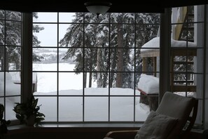 Front yard - lake in distance.