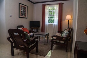 Living room with TV