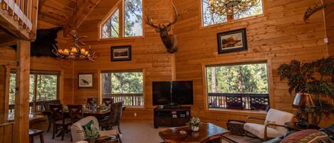 Cozy, spacious living room