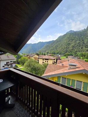 Blick vom Balkon