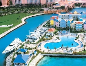 Areal View of Harborside II Resort in Short Proximity to Atlantis