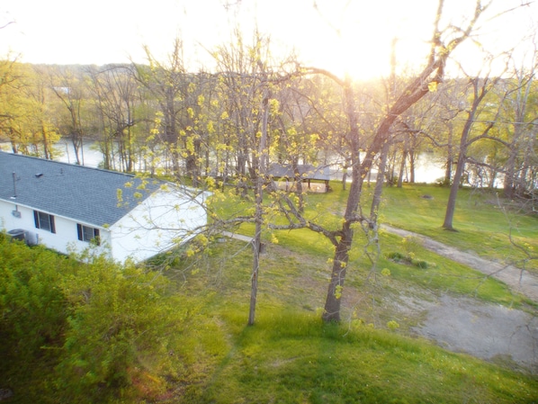 A beautiful space to play and relax right on the river.