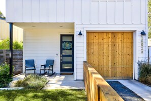 Sit back and relax on the charming front porch!