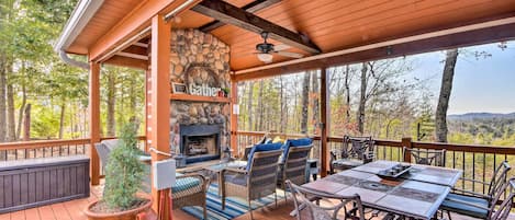 Blue Ridge Vacation Rental | 2BR | 2BA | 1,200 Sq Ft | Step-Free Access