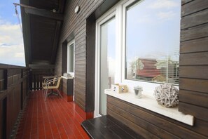 Blick vom Balkon
