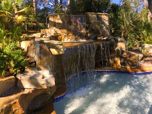 waterfall and grotto