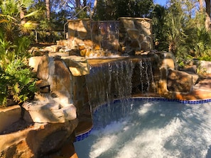 waterfall and grotto