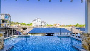 Enjoy the infinity pool and view of the lake!